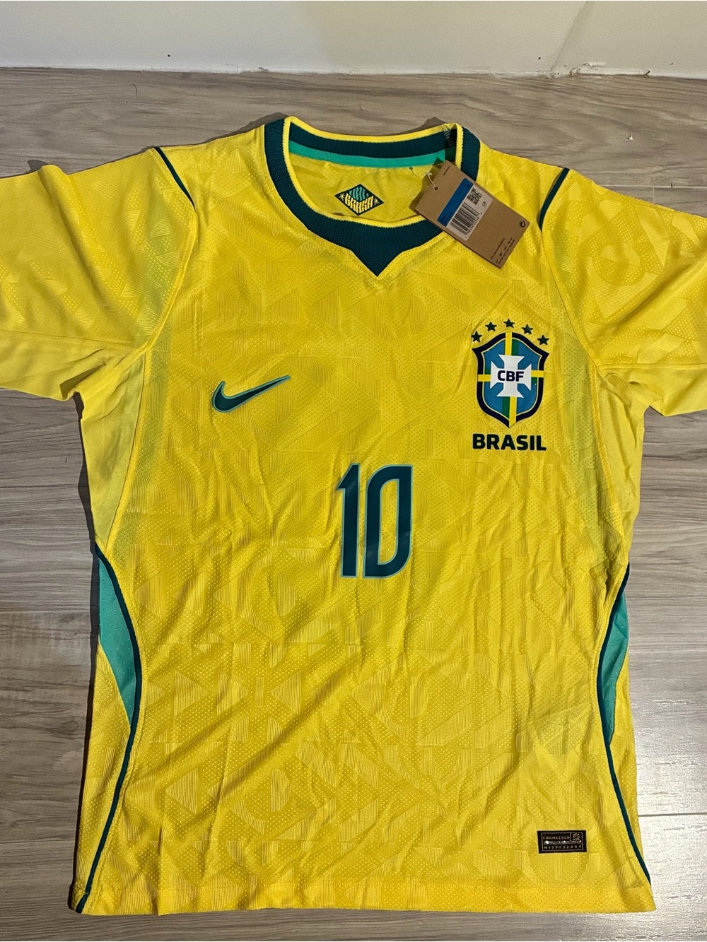 Brazil 2026 World Cup Neymar Jr. #10 Home
Jersey (Brand New with Tags)